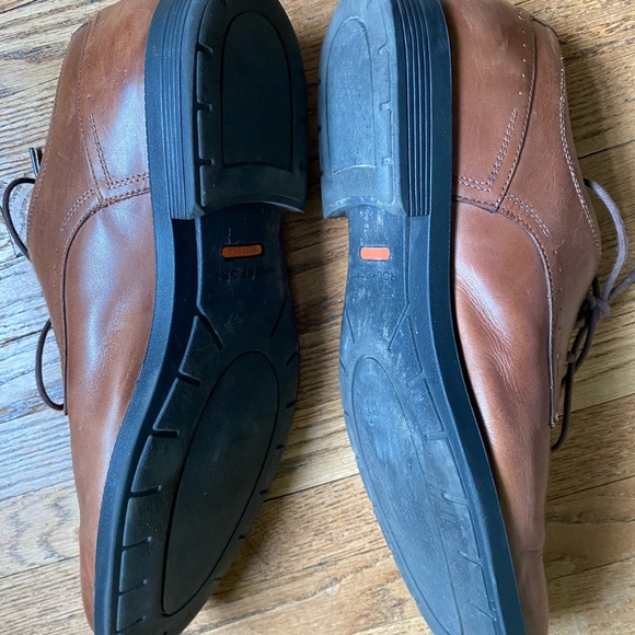 Brown Rockport Dressports Oxford Shoes Size 13 - Picture 6 of 8